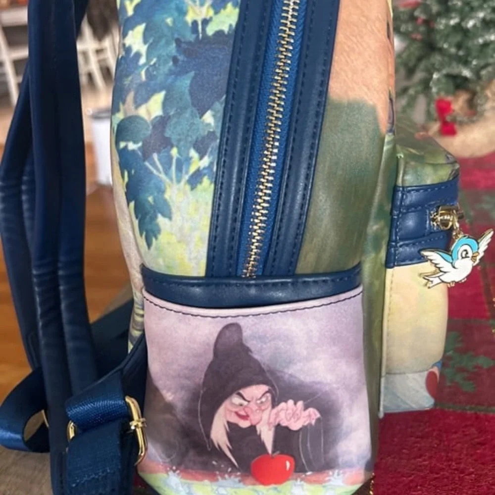 Disney Snow White and Dwarfs Loungefly Blue and Green - Picture 3 of 4